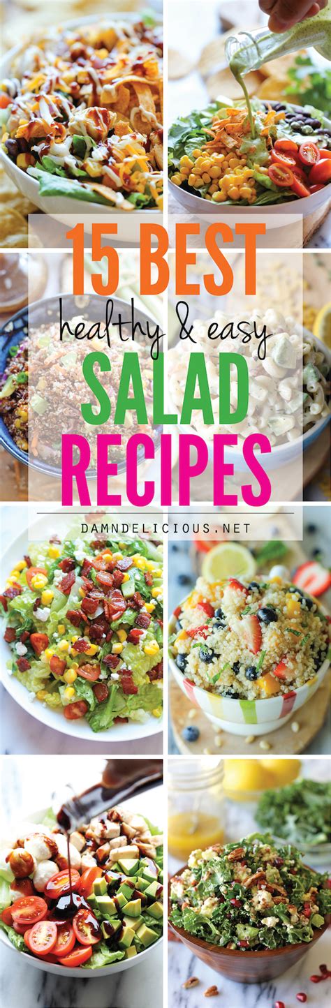 15 Best Healthy and Easy Salad Recipes