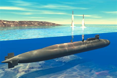 File:Ohio-class submarine launches Tomahawk Cruise missiles (artist ...