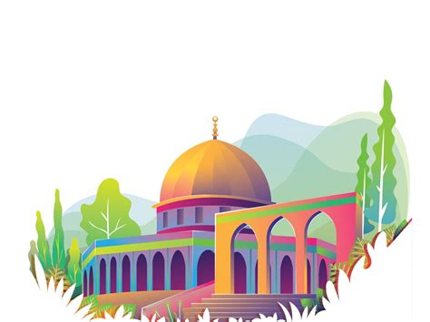 Mosque | Ilustrasi vektor, Ilustrasi, Ilustrasi poster