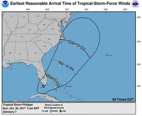 Tropical Storm Philippe path update LIVE: Philippe on track to SMASH ...