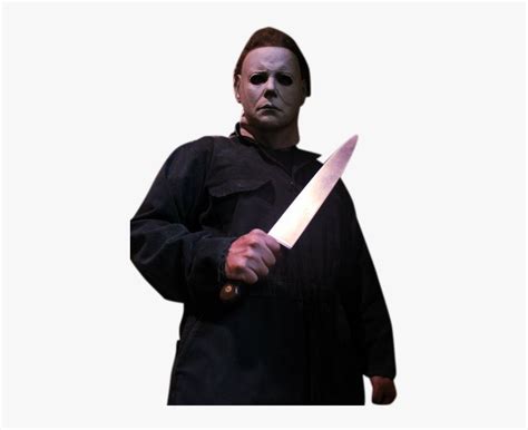 Halloween Michael Myers Holding Knife, HD Png Download , Transparent ...