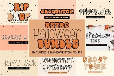 Halloween Font Bundle (2685073)