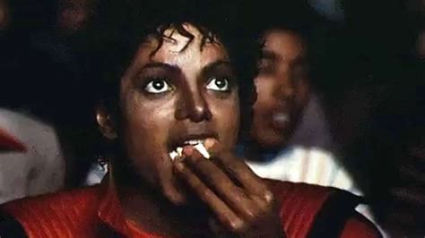 Eating Popcorn Michael Jackson