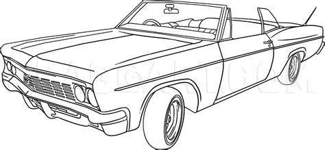 How to Draw a Lowrider - Step by Step Guide