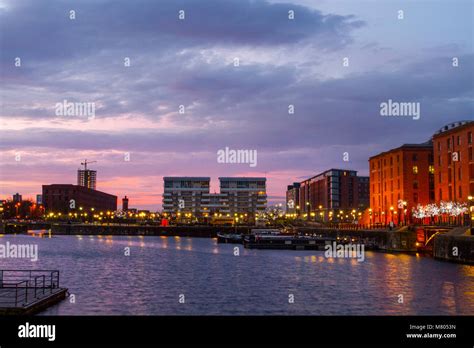 Albert Dock; Liverpool; Merseyside. 14th March 2018. UK Weather ...