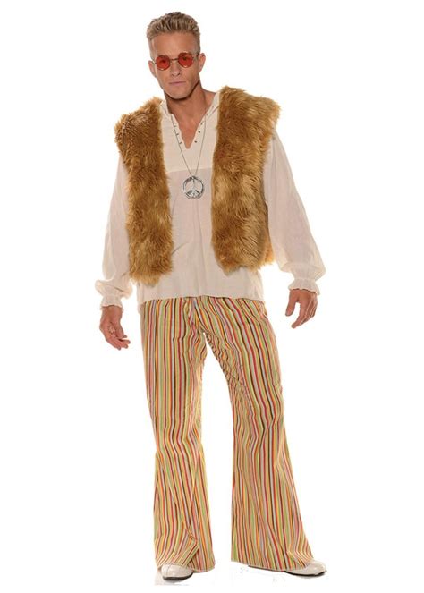 Groovy Guy 60s Hippie Mens Costume - Hippie Costumes