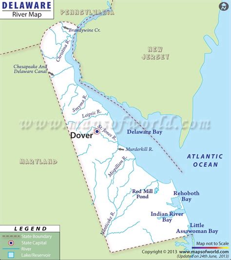 Delaware River Map | Delaware Rivers