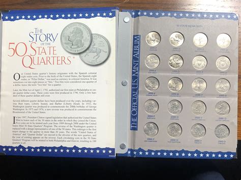 1999-2008 The Official U.S. Mint State Quarter Collection Book NICE ...