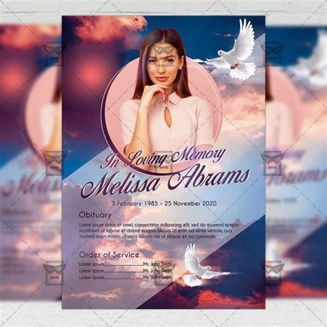 Download Funeral Obituary - Flyer PSD Template | ExclusiveFlyer | Free ...