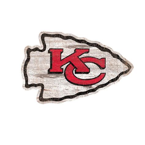 Adventure Furniture NFL Indoor Kansas City Chiefs Distressed Logo ...