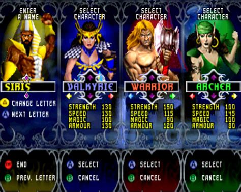 gauntlet-legends-n64-character-select.jpg | EN World Tabletop RPG News ...