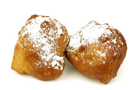 Powdered Dutch oliebollen stock photo. Image of powdered - 12349214