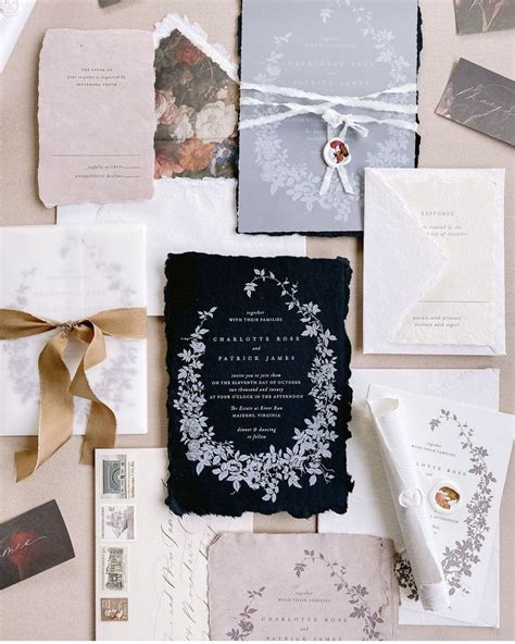 25 fall wedding invitations and stationery suites