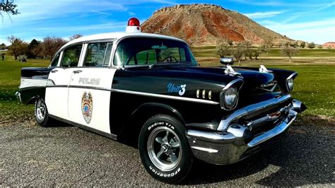 Young Wyoming Police Officer Restores ’57 Chevy Cruiser