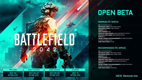 Battlefield 2042 open beta kicks off on October 6, 100GB required