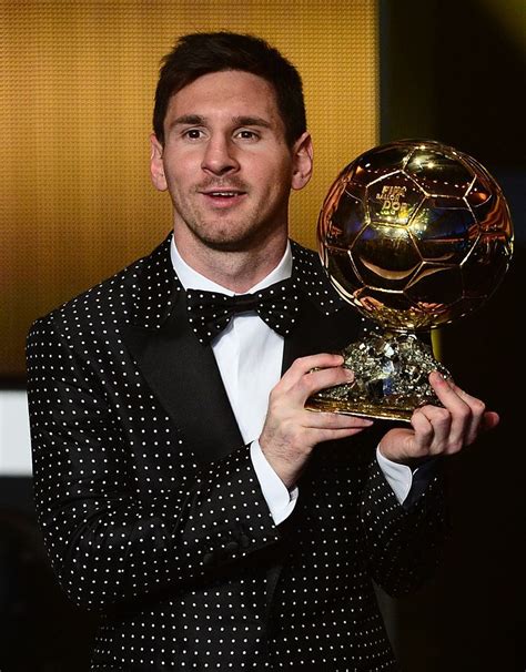 FIFA Ballon d'Or award winner Barcelona's Argentinian forward Lionel ...