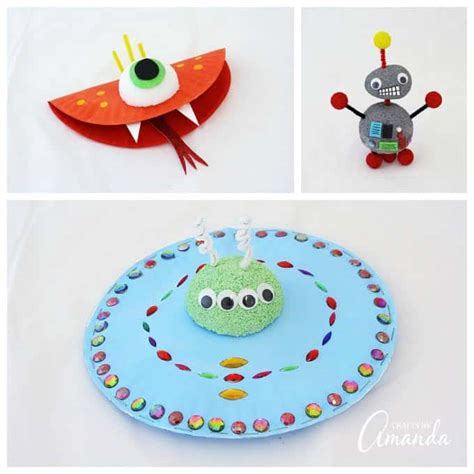 Monsters, Aliens & Robots Craft Kit - Crafts by Amanda