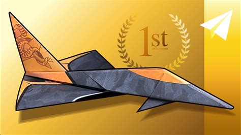 Paper Airplane Competition Winner! How to Make an Amazing Jet ...