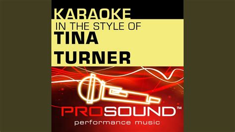 Proud Mary (Karaoke Instrumental Track) (In the style of Tina Turner ...