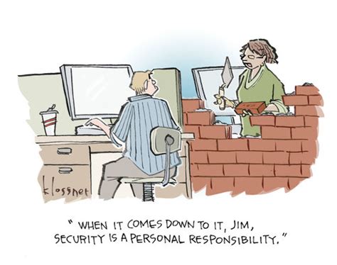 Cartoons - One amusing image to describe the threat of cyber attacks