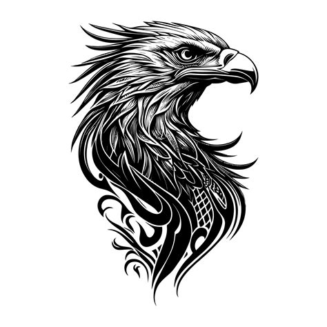 Eagle tribal tattoo design representing strength and freedom in its ...