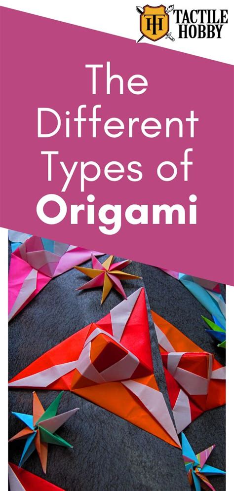 the different types of origami are on display in this brochure cover