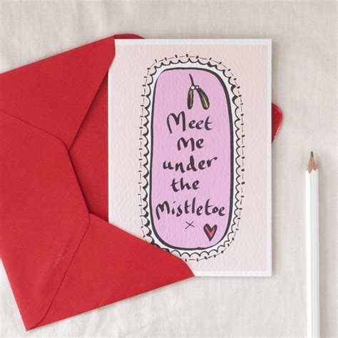 romantic christmas card by inkpaintpaper | notonthehighstreet.com