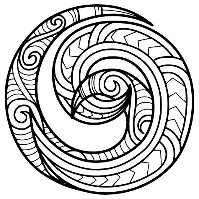 Polynesian Tattoo Symbols explained: koru