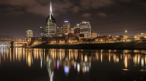 Nighttime The Nashville Skyline At Backgrounds | JPG Free Download ...