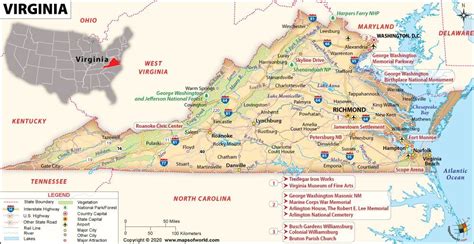 Map of Virginia in 2021 | Virginia, Map, American history lessons