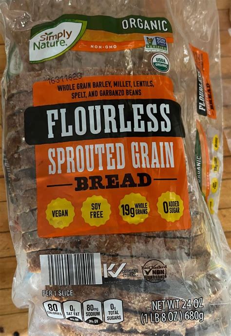 Simply Nature Organic Flourless Sprouted Grain Bread | Aldi Reviewer