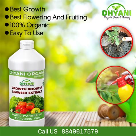 Organic Seaweed Extract Liquid Fertilizer For Plants 250ml | Dhyani ...