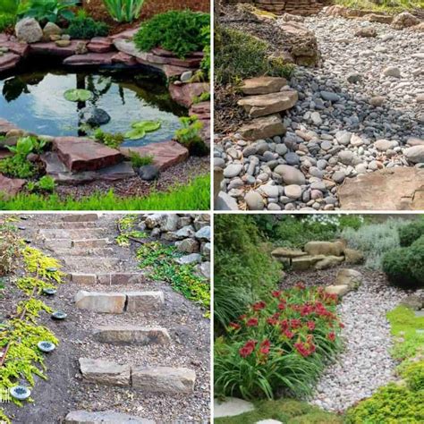 Decorative Rock Landscaping Pictures | Shelly Lighting