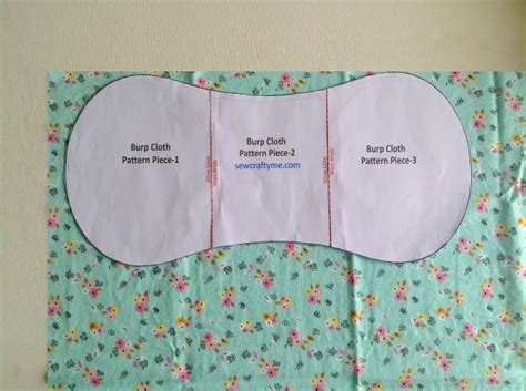 10 Minute Burp Cloth Sewing Pattern - Sew Crafty Me