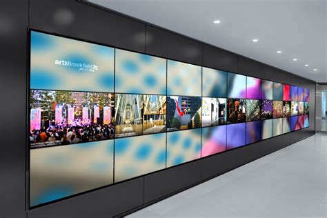 BROOKFIELD HQ, USA | Digital signage, Interactive walls, Video wall