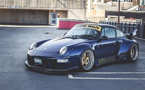 Download wallpapers Porsche 993 RWB, sports coupe, tuning, exterior ...