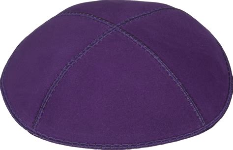 Plain Genuine Suede Kippah with 4 Sections kippot yarmulke kippa yamaka ...