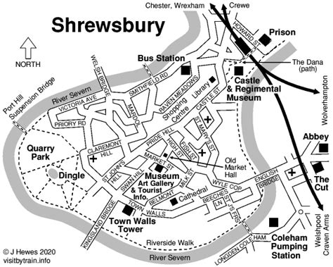 Map Of Shrewsbury Town Centre - Fgo Summer Event 2024