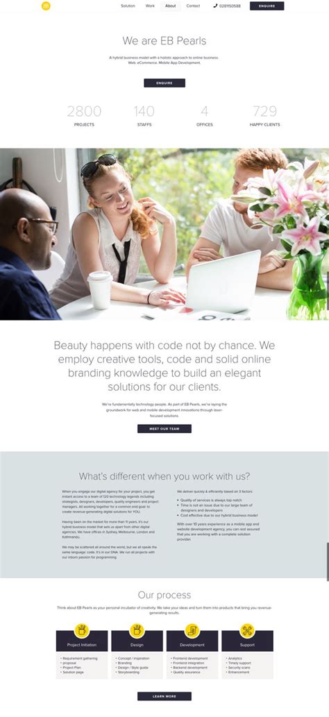 50 of the best "About Us" pages to inspire you | About us page design ...