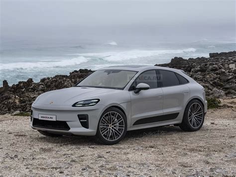 Here’s A Taycan-esque Take On The 2023 Porsche Macan EV | Carscoops