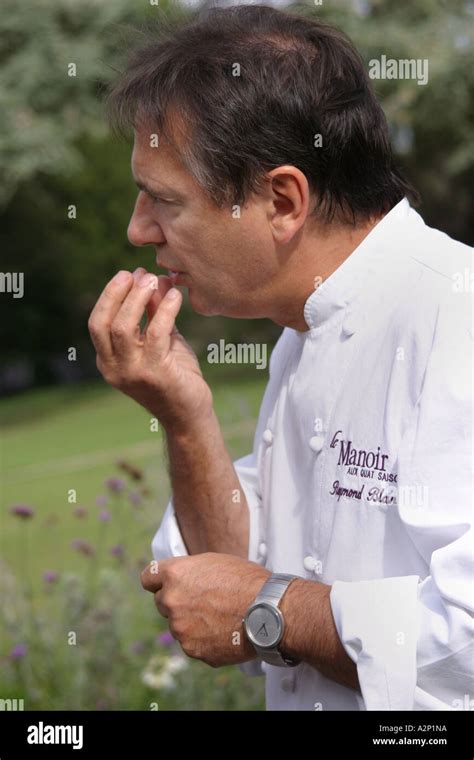 Chef Patron Raymond Blanc at Le Manoir aux quat' saisons Hotel ...