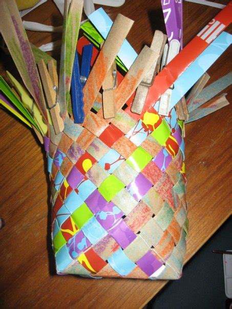 Ruth's weaving projects: HOW TO MAKE plaited paper baskets