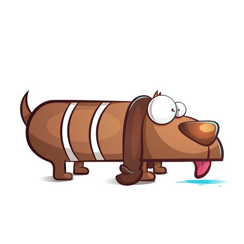 Funny, cute cartoon dog characters. 517336 Vector Art at Vecteezy