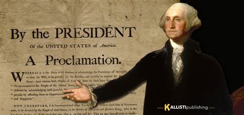 George Washington's Thanksgiving Proclamation | Kallisti Publishing Inc.