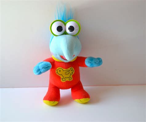 Vintage Sesame Street Muppet Baby Gonzo Plush Toy