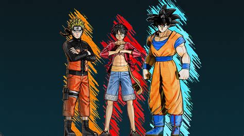 ArtStation - Naruto, Luffy & Goku shonen jump Heroes, Borja Villén ...