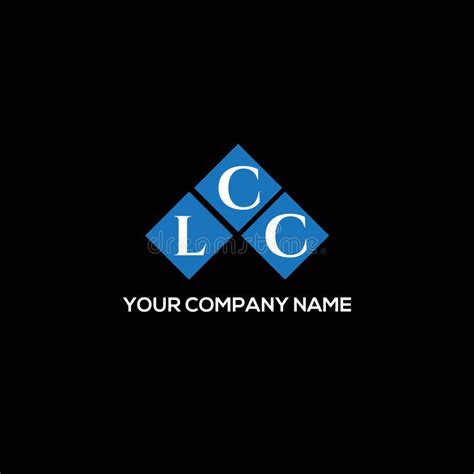 LCC Letter Logo Design on BLACK Background. LCC Creative Initials ...