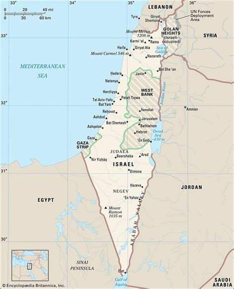 Gaza Strip Map Palestine - Always Happy