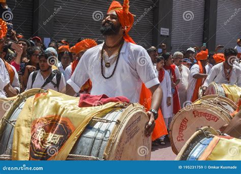 Pune, India - September 4, 2017: A Member Of Rotary Club Wearing ...