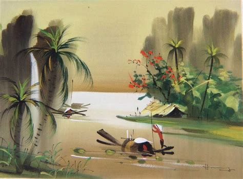 Vietnam paintings Sketch Painting, Silk Painting, House Painting ...